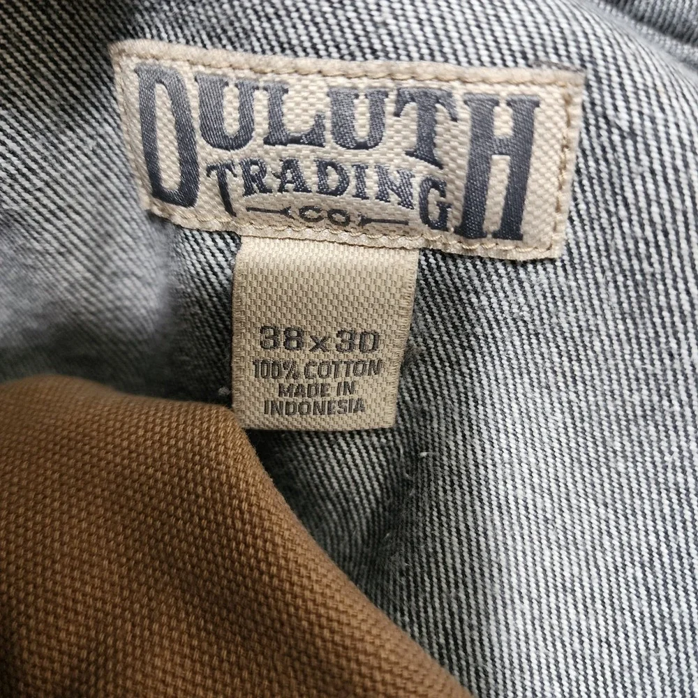 Duluth Trading Company Men's 38x30 Ballroom Relaxed Fit Jeans Straight Leg Denim